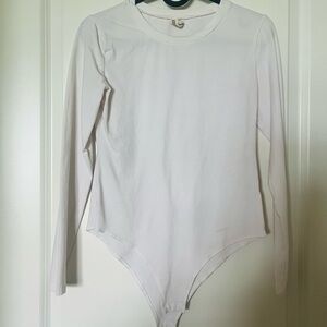 White Long Sleeve Body Suit